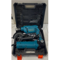 Універсальний набір електроінструментів 2в1 Синій — дриль та болгарка в одному комплекті, потужний і компактний набір для ремонту, будівництва, домашньої майстерні та хобі